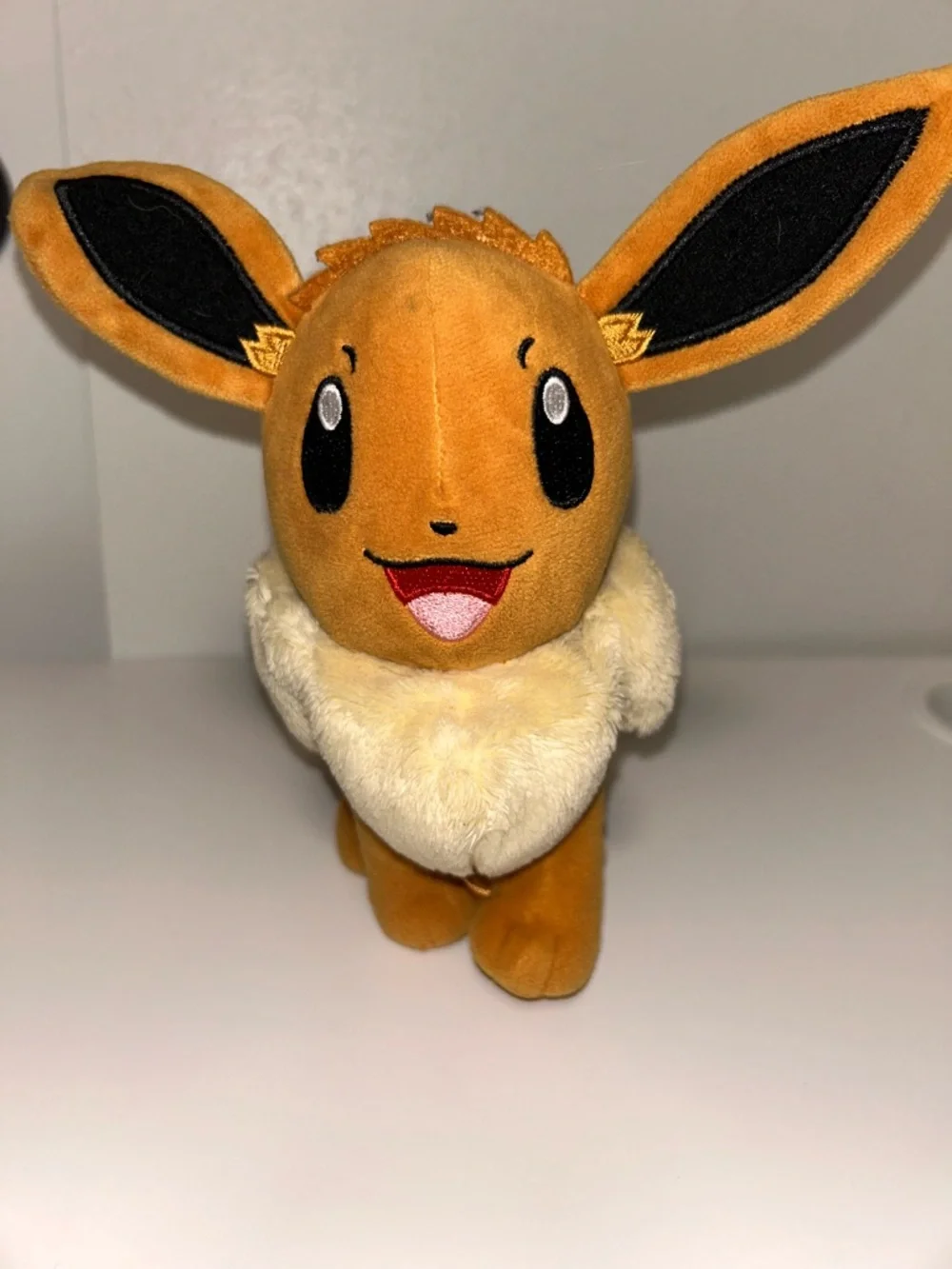 Pokemon Pikachu Yellow & Eevee Brown Plush Set